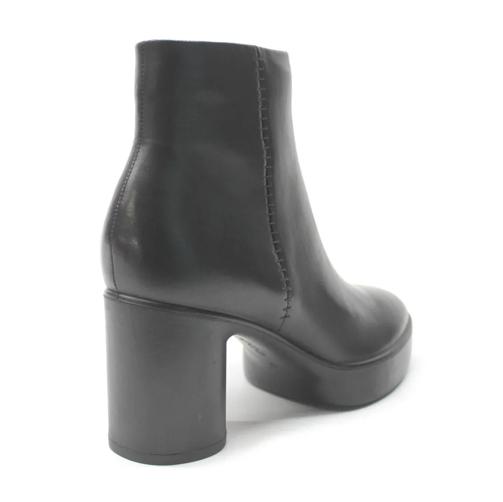 Shape Sculpted Motion 55 Full Grain Leather Women's Block Heel Zip Up Ankle Boots