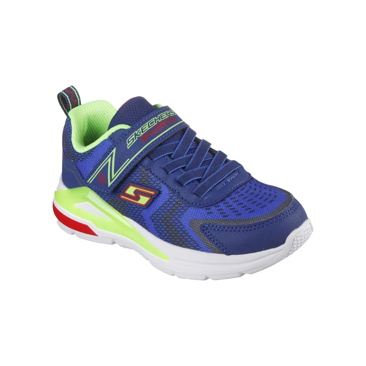 Skechers Toddler's 401660NNVLM S-Lights: Tri-Namics Navy/Lime