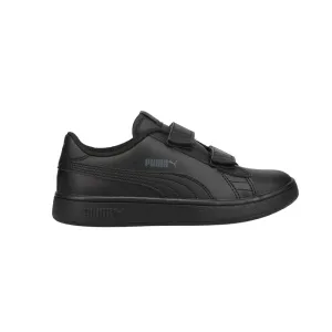 Smash V2 Leather Slip On Sneakers (Little Kid)