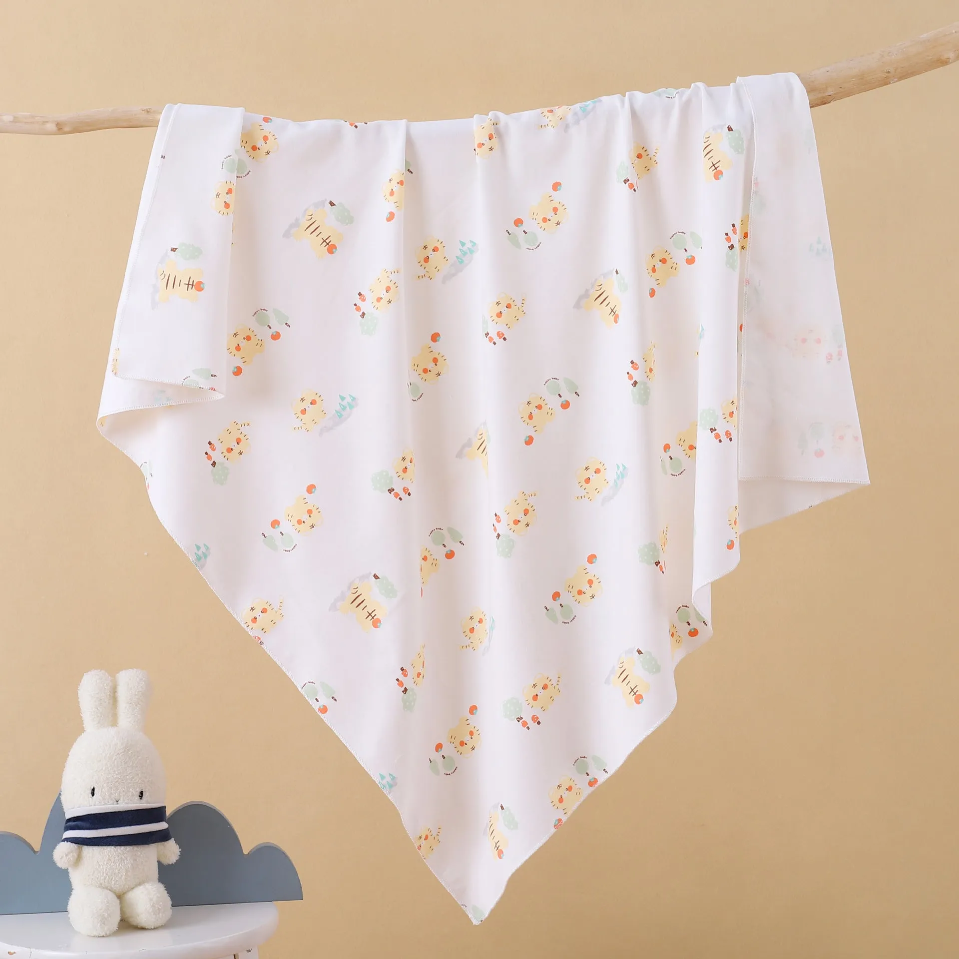 Soft and Stretchy Newborn Cotton Swaddle Blanket