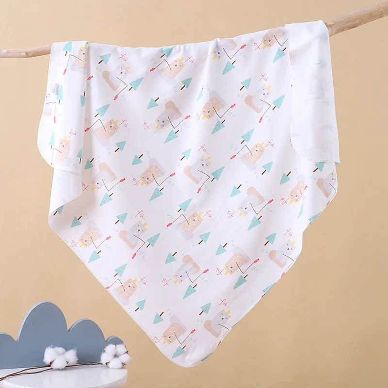 Soft and Stretchy Newborn Cotton Swaddle Blanket