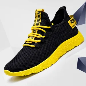 The New Men Sneakers  New Breathable Lace Up Men Mesh Shoes Fashion Casual No-slip Men Vulcanize Shoes Tenis Masculino