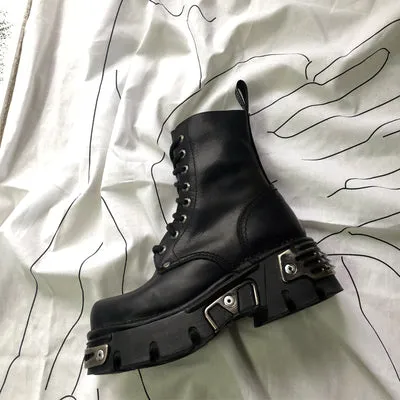 The Steel Punk Ankle Boots