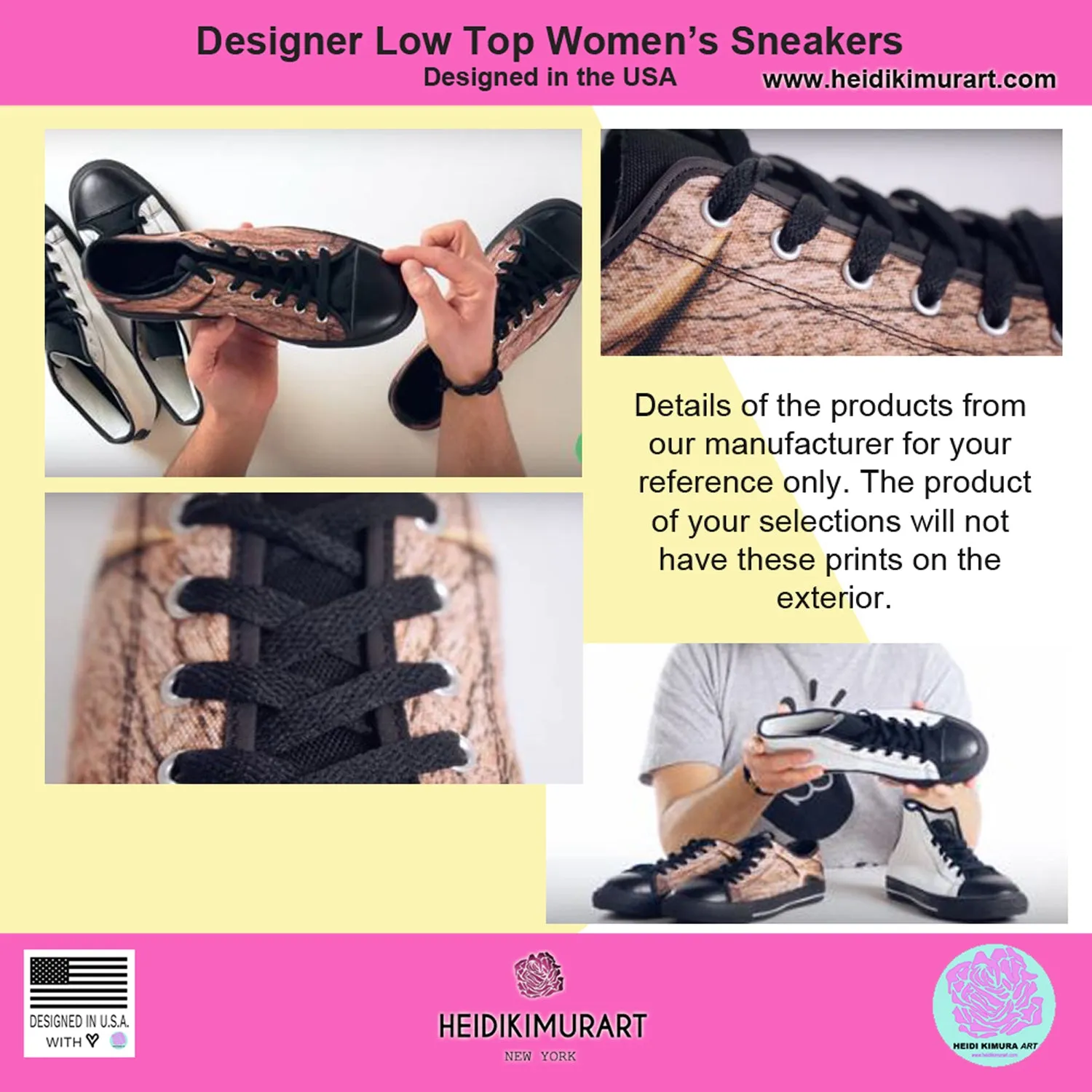 Tiger Stripe Women's Low Tops, Brown Animal Print Low Top Women's Sneakers Shoes