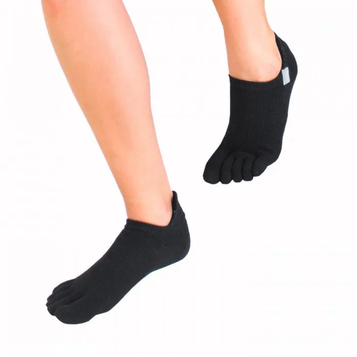 ToeToe Sport Running Socks Under Ankle - Black