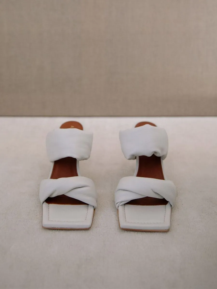 Twist Strap Sandals | Off White