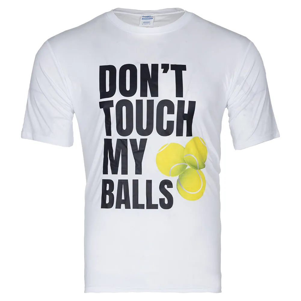 Unisex Don`t Touch Tennis Tee White