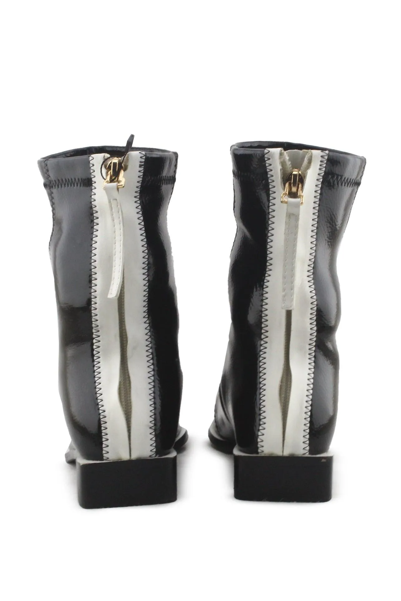 Vell In Zipper Chelsea Ankle Boots | 100% Synthetic Leather