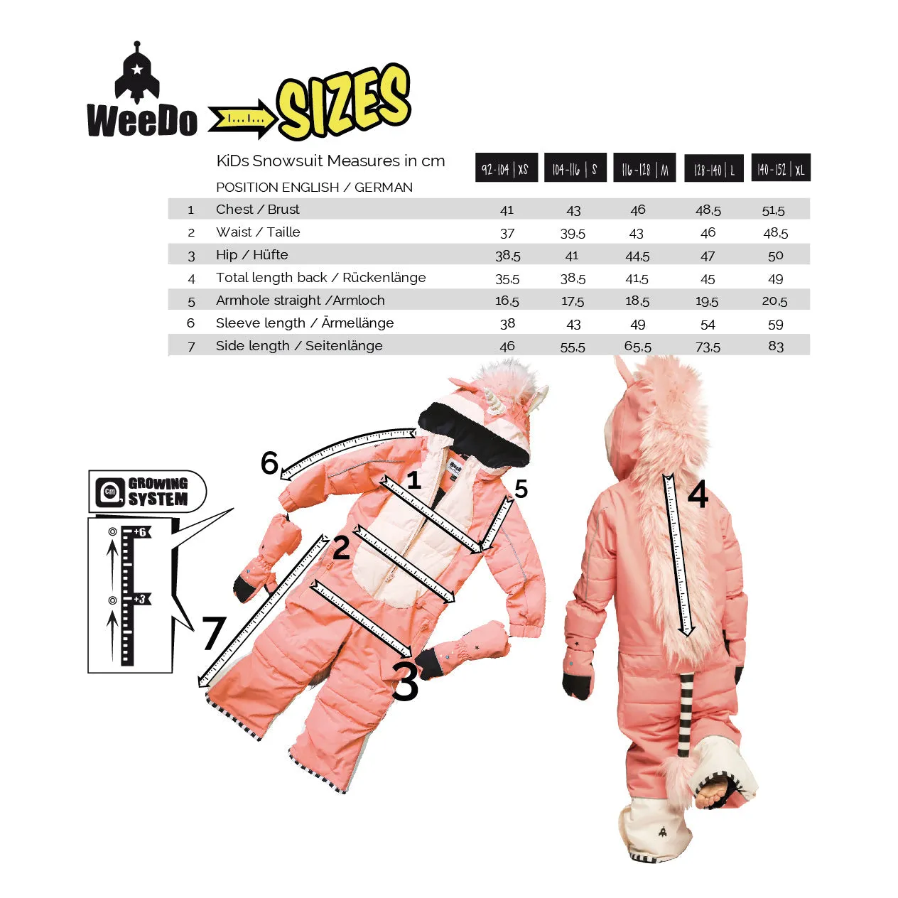 Weedo Kids Snowsuit COSMO SPACE