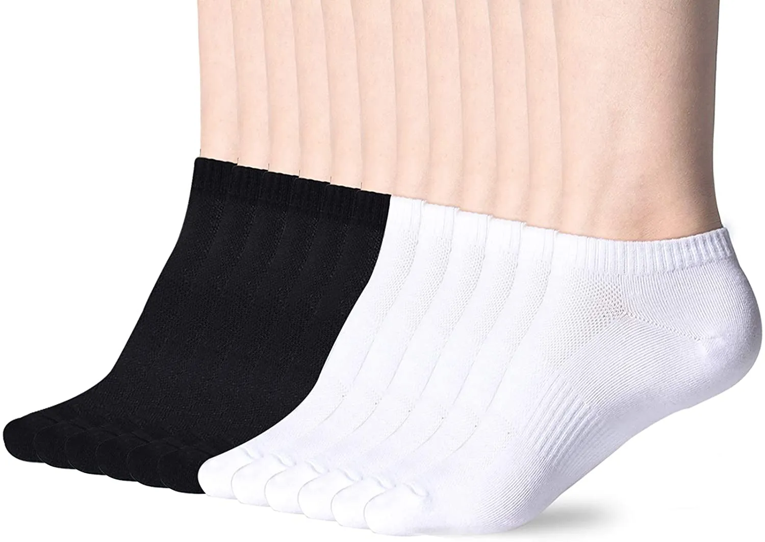 Women's Low Cut Socks,3-15 Pair Ankle No Show Athletic Short Cotton Socks by Sioncy