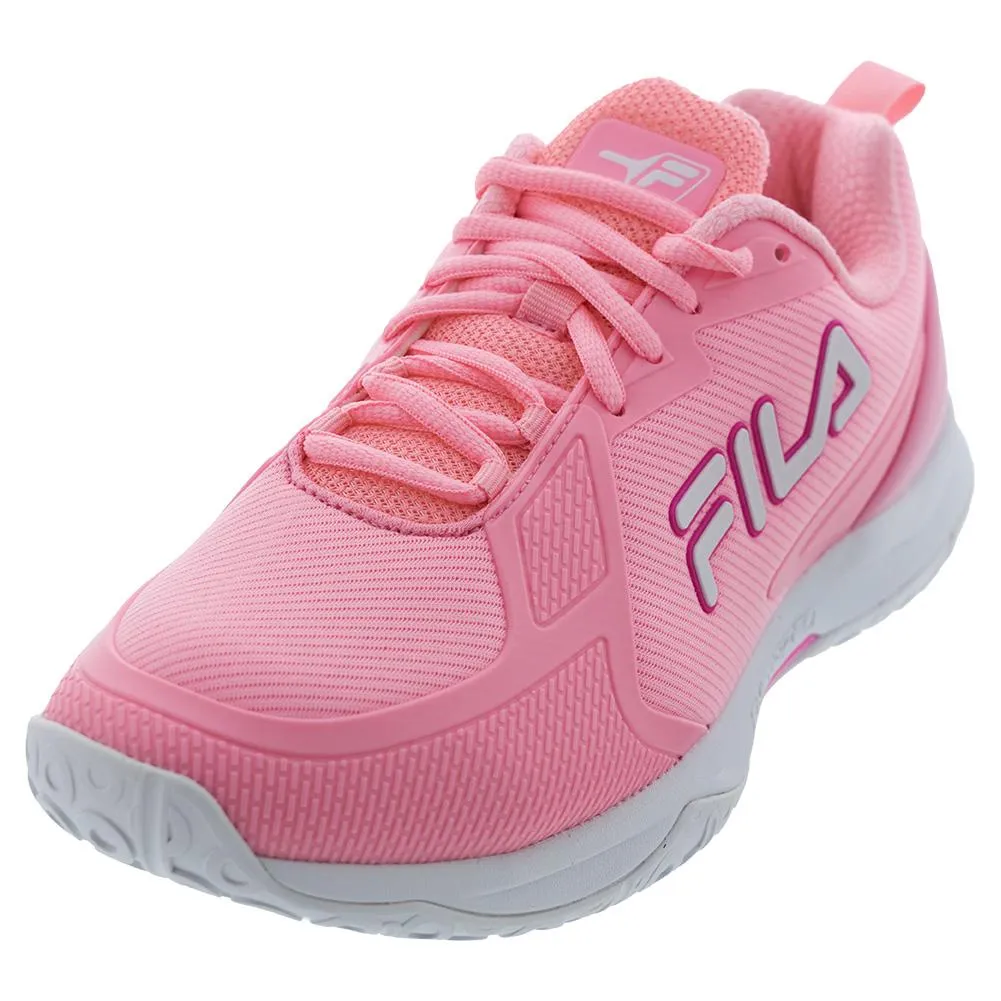 Womens Volley Burst Pickleball Shoes Cotton Candy and Knockout Pink