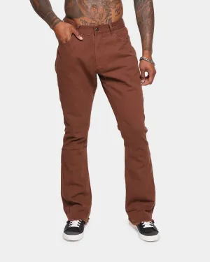 XXIII Leinster Flare Jeans Brown