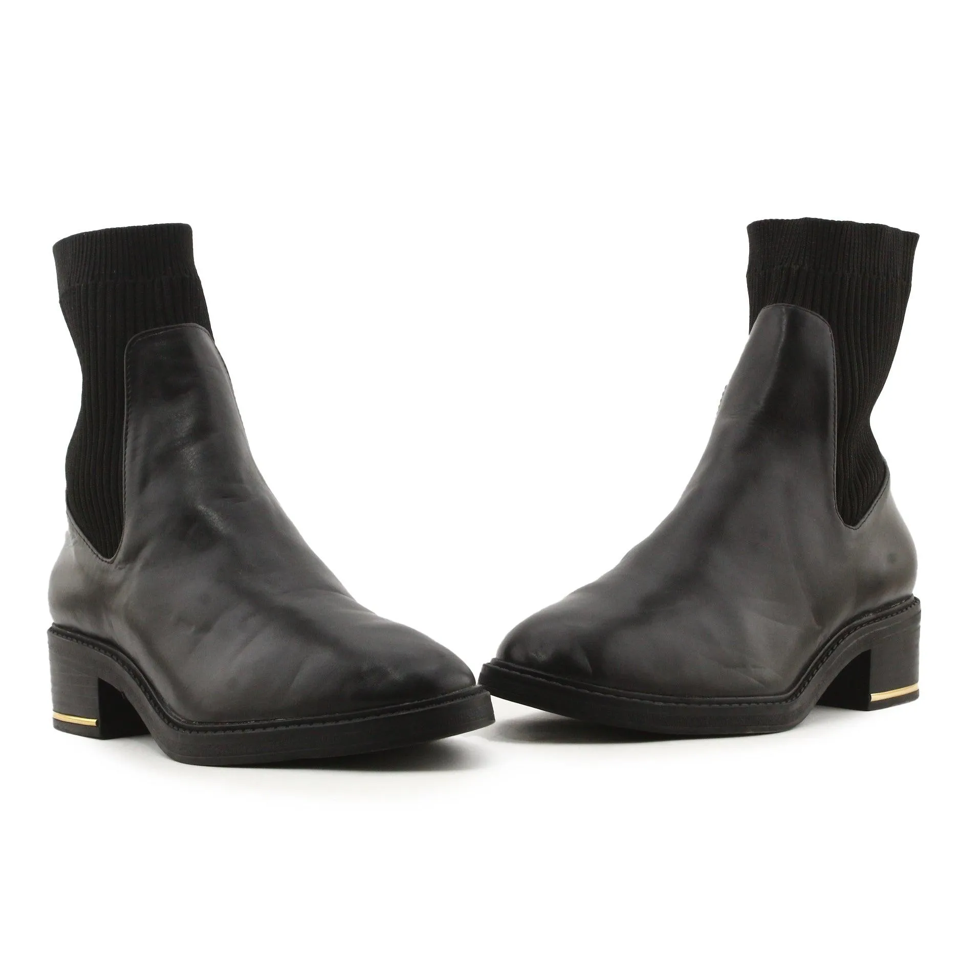 Zara Stretchable Ankle Boots | 100% Authentic Leather